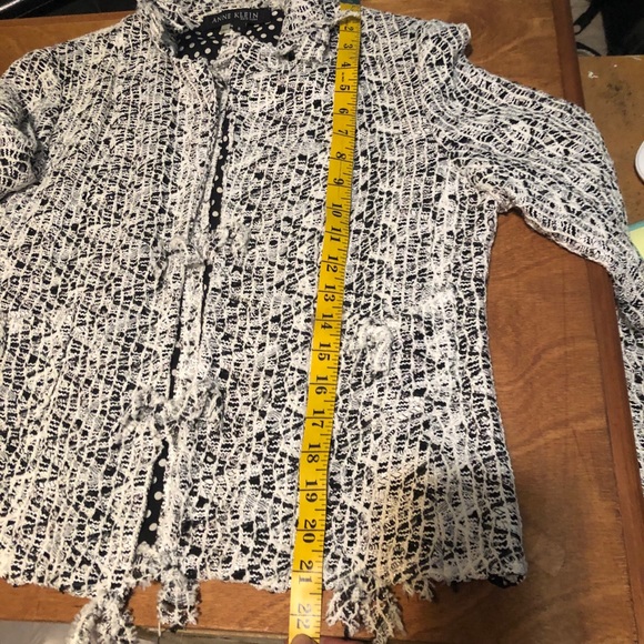 Anne Klein New York Knit Blazer - Sz 8 - Picture 9 of 10